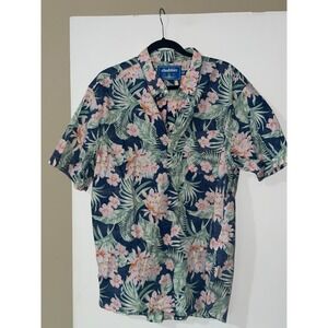 Chubbies‎ Mens XL Tropical Floral 1/4 Button Down Shirt Short Sleeve